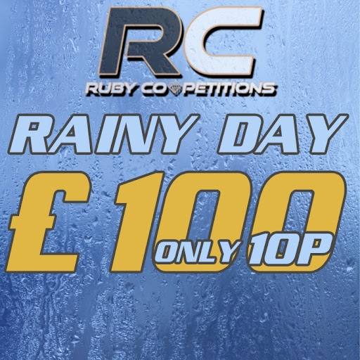 Rainy Day Funder £100 for 10p entry 28/09/24