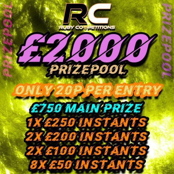 £2000 Cash Pool 23/10/24