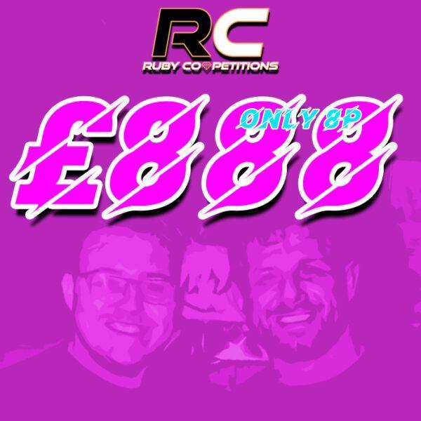 £888 for 8p cash prize competition ruby competitions winner ni .co.uk