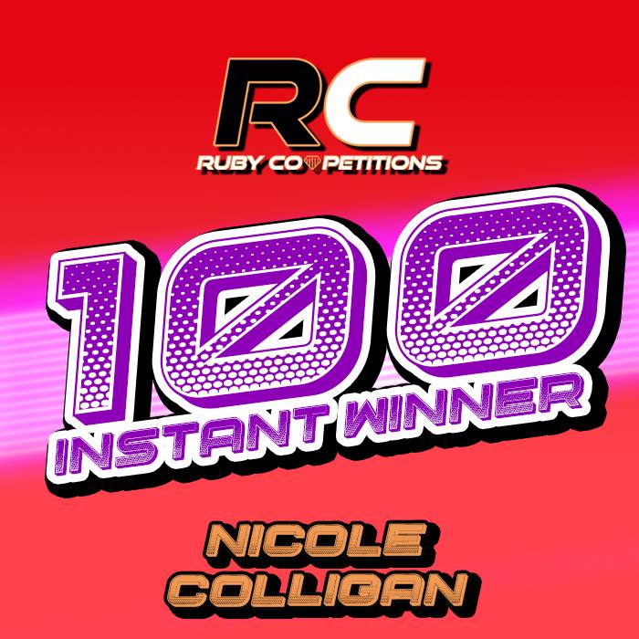 winner ruby competitions ni .co.uk cash prize instant win